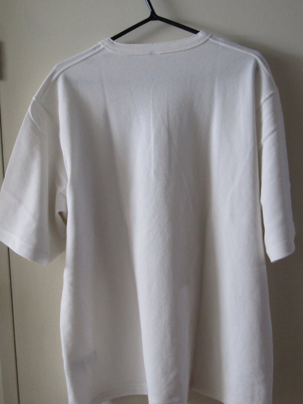 Uniqlo Dry waffle Henley neck Short - Sleeve T-Shirt - XL - Picture 4 of 6